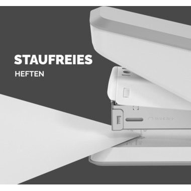 FELLOWES Heftgerät EasyPress LX840 5011701 Microban, weiss 25 Blatt