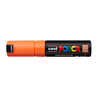 POSCA Marker 8mm PC-8K ORANGE orange, Keilspitze