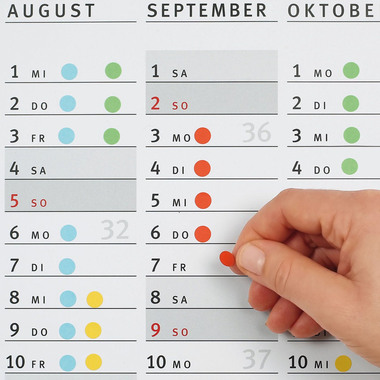 HERMA Marcatori 13mm 1861 giallo 240 pz.