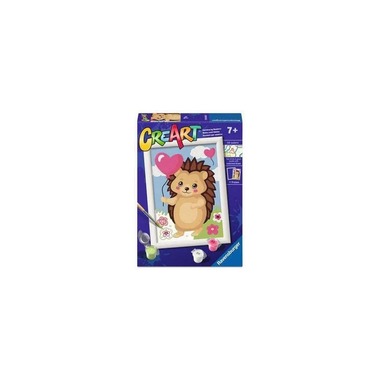 Ravensburger Malen nach Zahlen CreArt – Happy Hedgehog