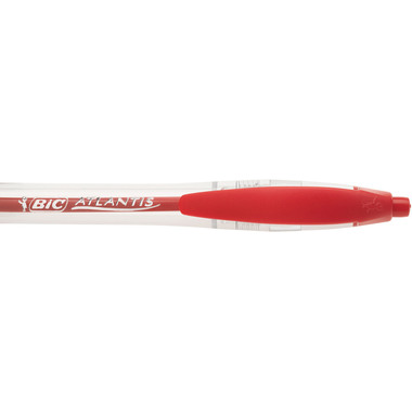BIC Stylo à bille Atlantis 8871331 Classic NF, rouge