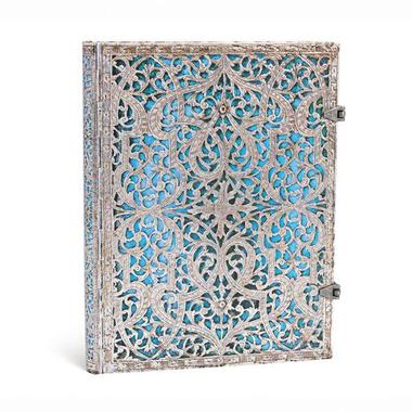 PAPERBLANKS Taccuino Maya Blau 180x230mm PB25603 rigato 240 pagine