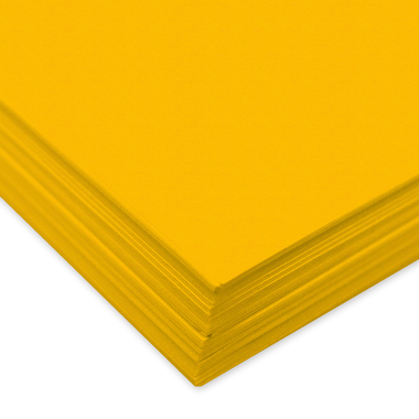 URSUS Papier à dessin couleur A4 2174619 130g, jaune 100 feuilles