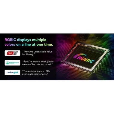 Govee LED Strip Basic, 10 m, RGBIC, Wi-Fi + Bluetooth