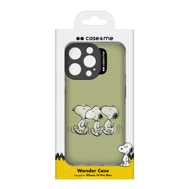 Cover Peanuts rigida per iPhone 14 Pro Max | case&me