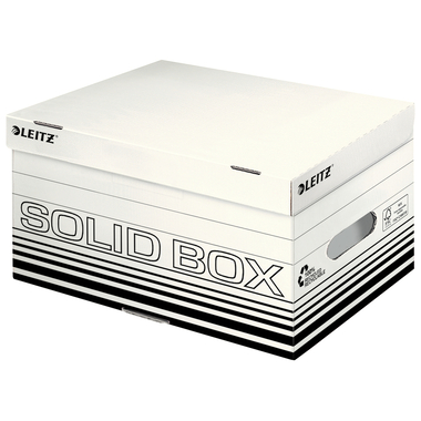 LEITZ Solid Box S 6117-00-01 weiss 265x195x370mm