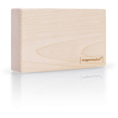 MAGNETOPLAN Magnetischer Stifthalter 1228749 Wood Series,Birke für 4 Marker