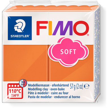 FIMO Plastilina Soft 57g 8020-76 cognac