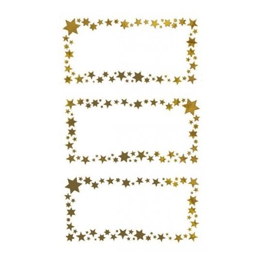 Z-DESIGN Glimmer dust étoiles 52622 or 2 pcs.
