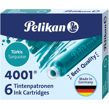 PELIKAN Inchiostro 4001 TP/6 301705 turchese 6 pezzi