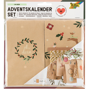 FOLIA Adventskalender Set 9387 OH DEER