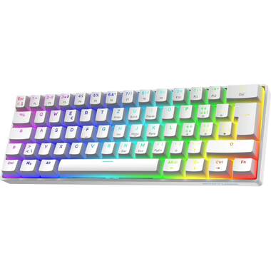 DELTACO Clavier de gaming GAM-175-C Hot-Swap Blanc