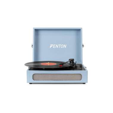 Fenton Turntable with Bluetooth RP118E Blue