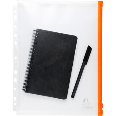 EXACOMPTA Custodia per brochure Zip A4 57334E 5 pezzi, transparente