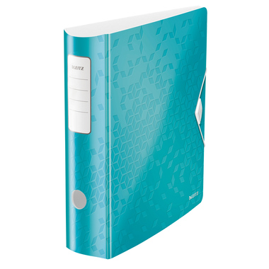 LEITZ Classeur WOW Active 180° 8.2cm 11060051 bleu glacier A4