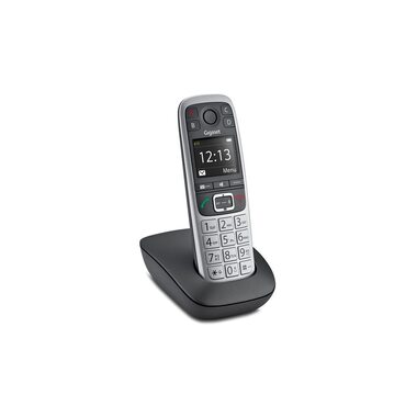 Gigaset Schnurlostelefon E560 Schwarz/Silber