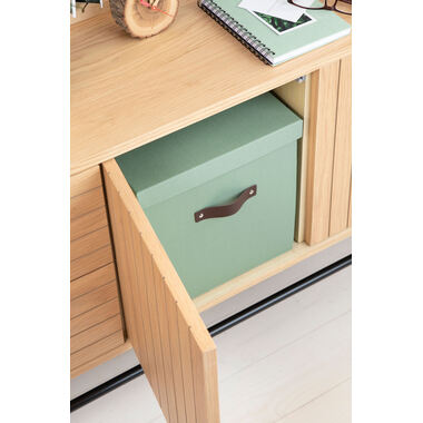 BIGSO BOX OF SWEDEN Aufbewahrungsbox Logan 9901C1649L01 mintgrün 31.5x31x31.5cm