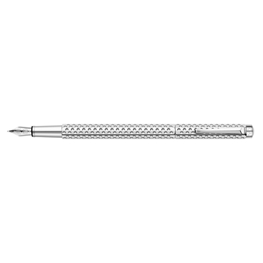 CARAN D'ACHE Stylo plume B 958.526 Ecridor Golf Palladium