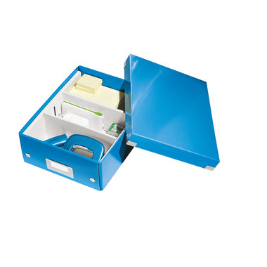 LEITZ Click&Store WOW Org.box S 60570036 blau 220x100x285mm
