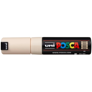 POSCA Marker 8mm PC-8K BEIGE beige, Keilspitze