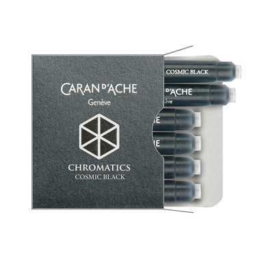 CARAN D'ACHE Tintenpatrone 8021.009 Cosmic Black 6 Stück