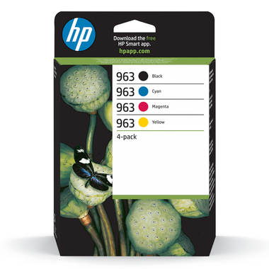 HP Combopack 963 CMYBK 6ZC70AE OfficeJet 9010/20 1000/700 S.