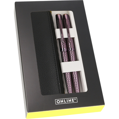 ONLINE Set regalo Eleganza 34750 Diamond Wine,Custodia pelle