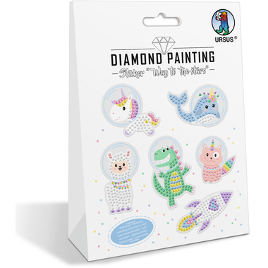 URSUS Diamond Sticker 43490003 Way to the stars 6 Sticker