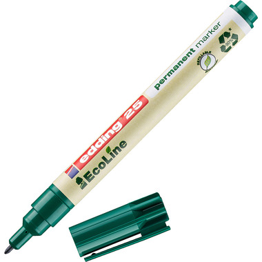 EDDING Permanent Marker 25 EcoLIne 25-4 grün