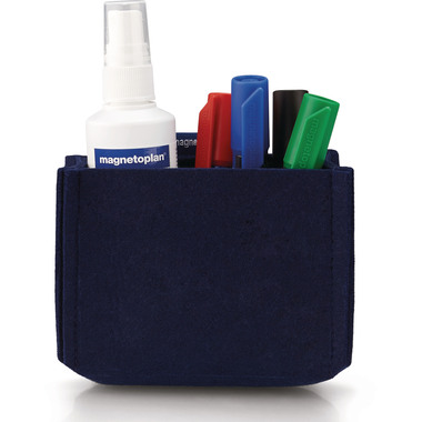 MAGNETOPLAN Portapenne magnetoTray M 1227714 blu, feltro riciclato