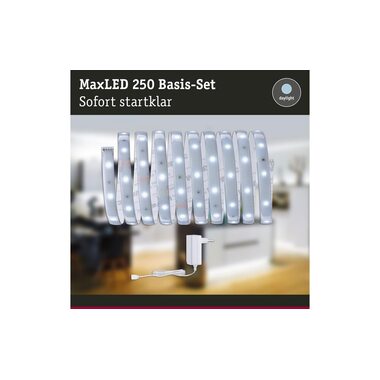 Paulmann LED-Stripe MaxLED 250 6500 K, 3 m set base