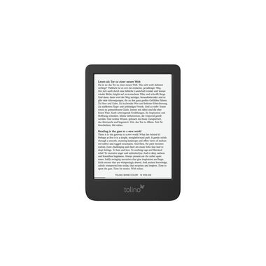 tolino eReader shine color black