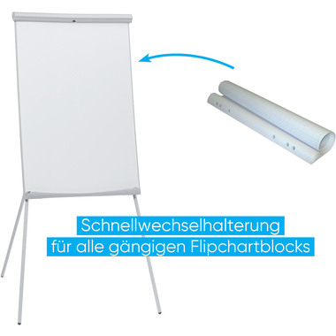 FRANKEN Flipchart 70x100 cm FC93 U-Act!Line, ohne Rollen