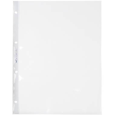BÜROLINE Zeigetaschen PVC 140 my A4 620215 transparent, glatt 100 Stück