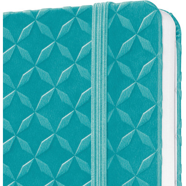 JOLIE Carnet HC aqua green JN103 ligné 174 p.,135x203x16mm