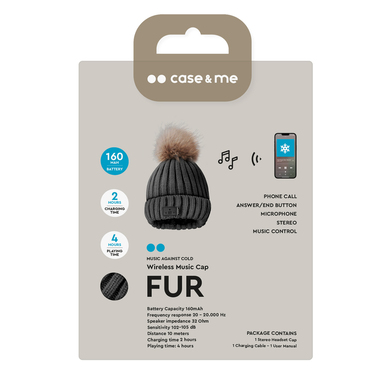 Fur - Winter hat with wireless headphones | SBS