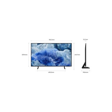 Samsung TV Q8F QE43Q8FAAU 43", 3840 x 2160 (Ultra HD 4K), QLED