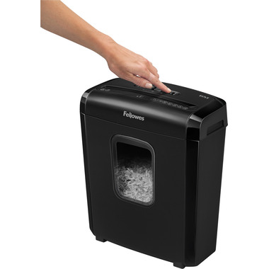 FELLOWES Aktenvernichter Powershred 4631101 6M, P-4, 13Lt, schwarz