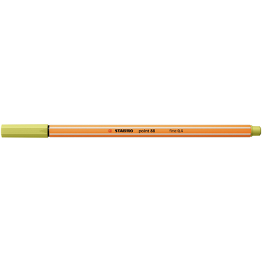 STABILO Fineliner Point 88 0.4mm 88/67 senf