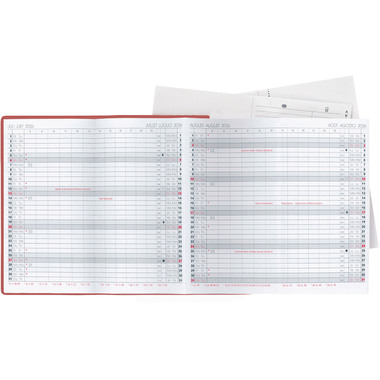 BIELLA Agenda Berlin 2026 851561470026U 6M/2P rossovino ML 8.7x15.3cm