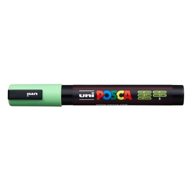 POSCA Marker 1.8-2.5mm PC5M L.GREEN hellgrün, Rundspitze