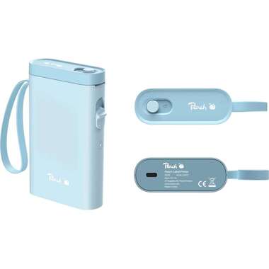 Peach Label Printer LabelPrinter PE110 Blue
