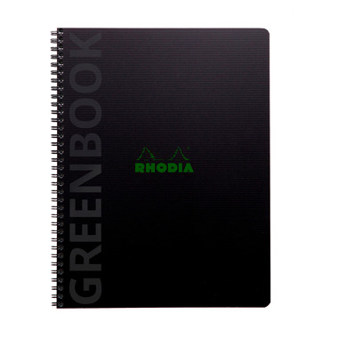 RHODIA Greenbook Taccuino A4 119914C rigato 90g 160 f.