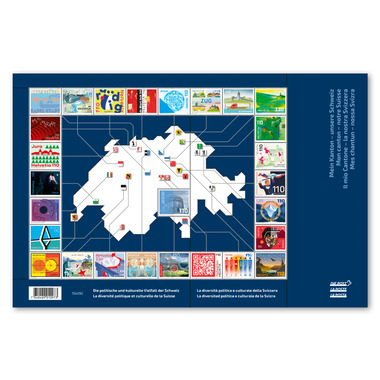 Briefmarken CHF 1.10 «Mein Kanton – unsere Schweiz», Sonderbogen mit 27 Marken Spezialbogen mit 27 Marken à CHF 1.10, gummiert, ungestempelt