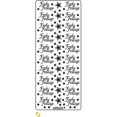 URSUS Creative Sticker 59100060 Motivo 60 oro