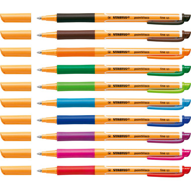 STABILO Rollerball pointVisco 0,5mm 1099/54 arancione