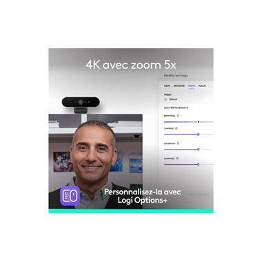 Logitech Webcam Brio 4K Ultra HD graphite