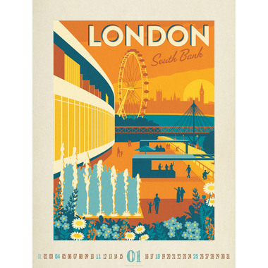 ACKERMANN Calendrier 2026 2615 Travel Time ML 66x50cm