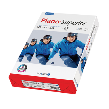 PLANO SUPERIOR Kopierpapier A3 88026790 120g, weiss 250 Blatt