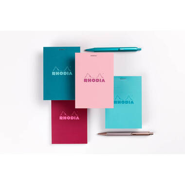 RHODIA Notizblock Couleurs Nr.11 A7 11297C blau, kariert 80 Blatt